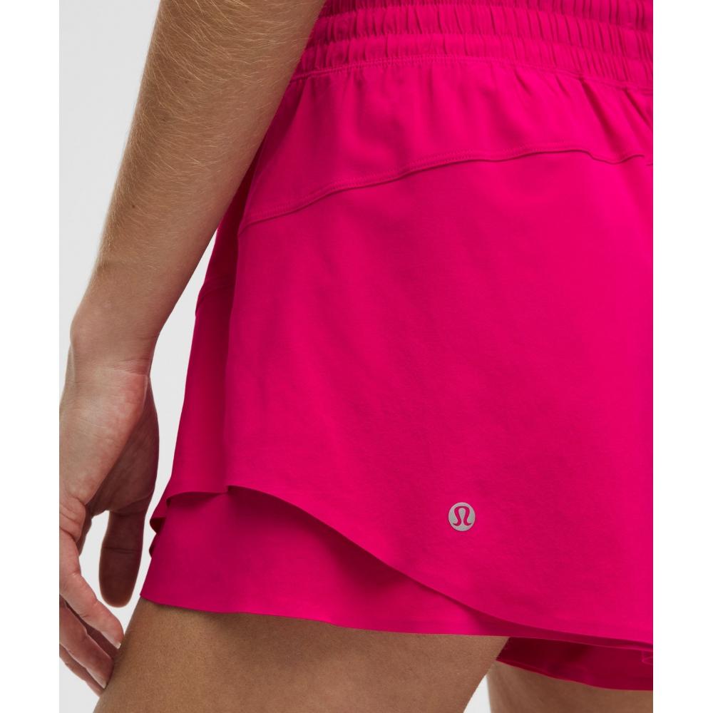 Lululemon Shake It Out High Rise Running Short 2.5  Passionate