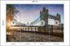 Photomural London Tower Bridge Washable Fleece 405x270