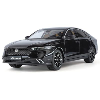 Model Samochodu Honda Accord 2024 w Skali 1/18 ze Stopu Metalu Symulacja Dźwięku i Światła Zabawka dla Dzieci Kolekcja Ozdoby Prezent Urodzinowy dla Chłopców