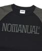 Nomaenyueol Duo Tone Raglan Long Sleeve Tee - Black