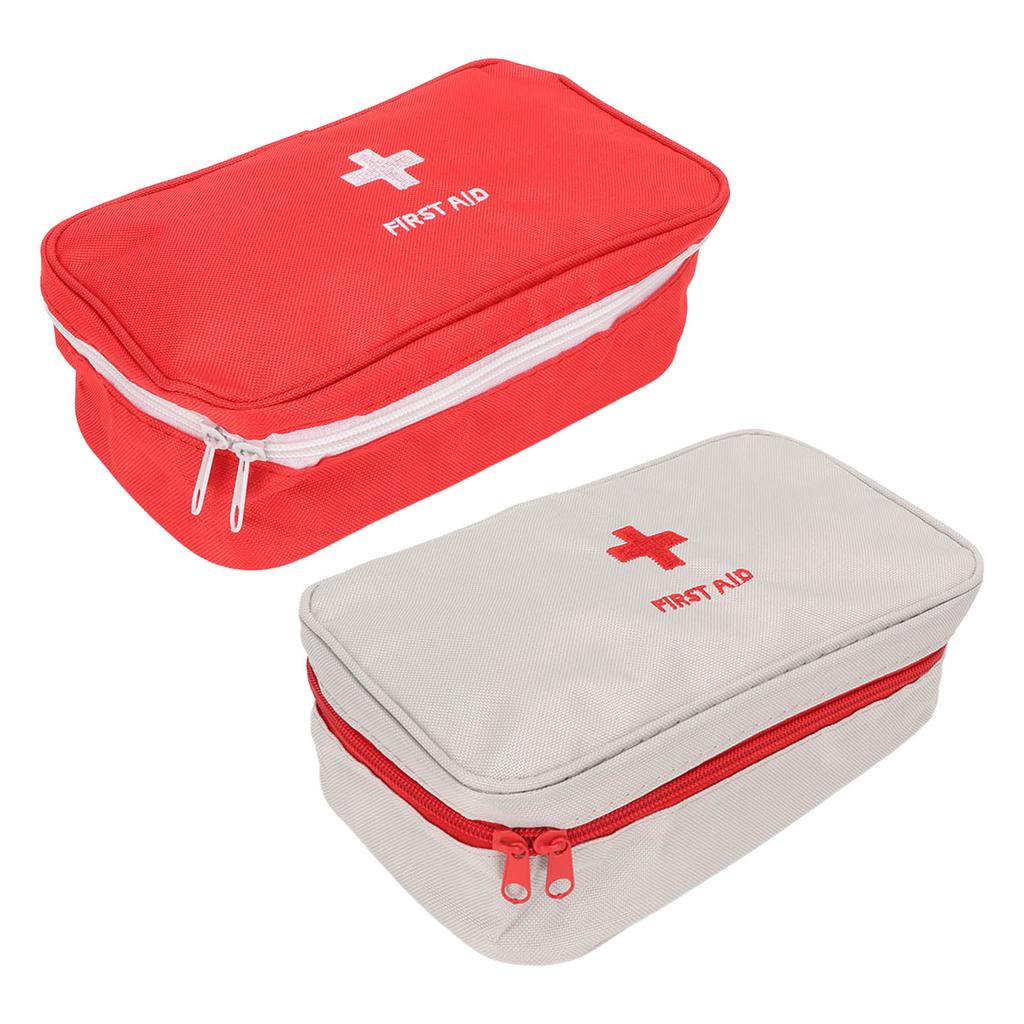 Empty First Aid Bag Waterproof Large Capacity Emergency Medicine Pouch for Outdoor