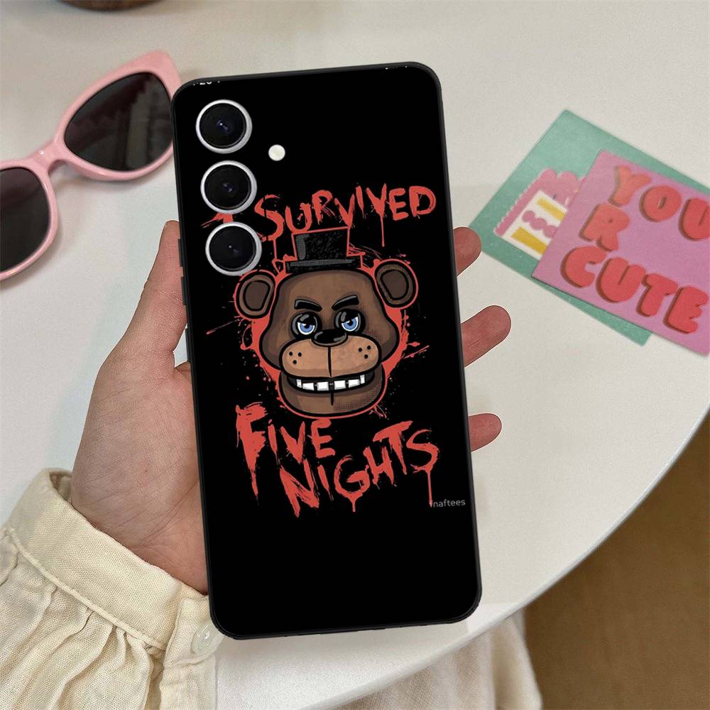 

AmineF- Fnaf F-Five-nights-At-Freddys Чехол для телефона для Samsung S 24 fe 25 Ultra plus 20 lite 21 30 22 23 24 22 Ultra 5G Fundas Samsung S20 lite 5G
