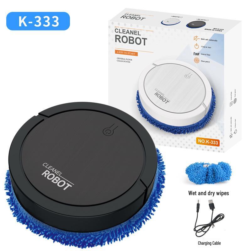 

Smart Dual-Use Robot Vacuum Cleaner with Wet/Dry Mopping and USB Charging чёрный