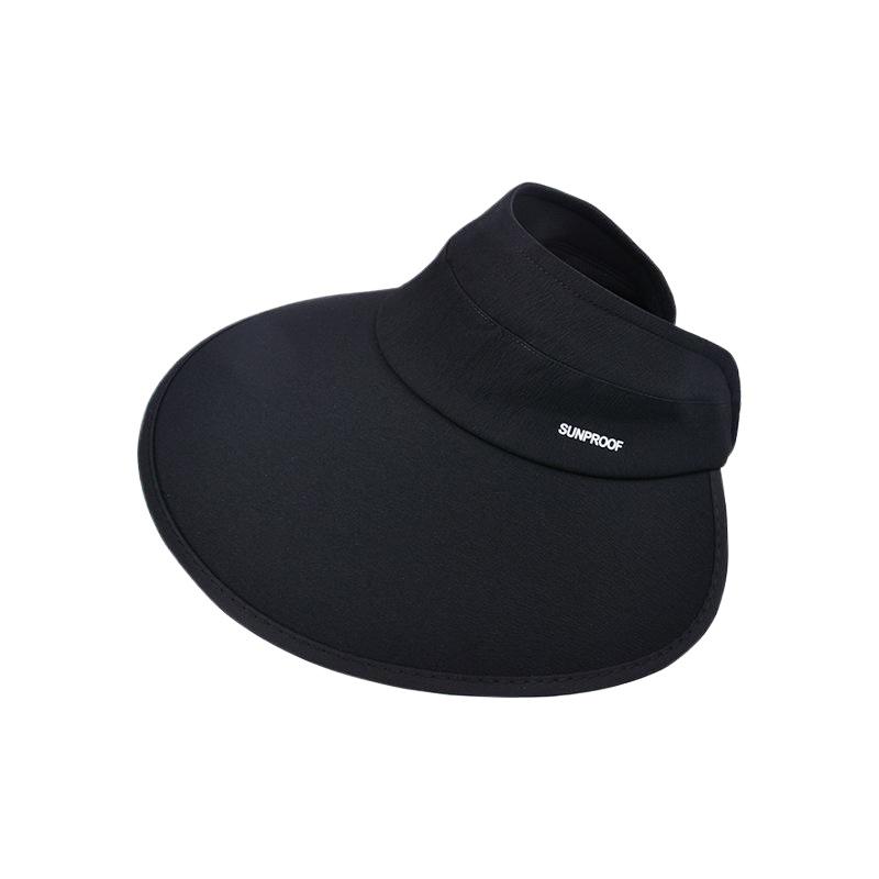 Summer vinyl large brim sunshade sunscreen hat children's outdoor fashion versatile Korean version foldable empty top sun hat