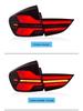 LED Dynamic Tail Lights for BMW X1 E84 (2011-2014) - Flowing Turn Signal Assembly