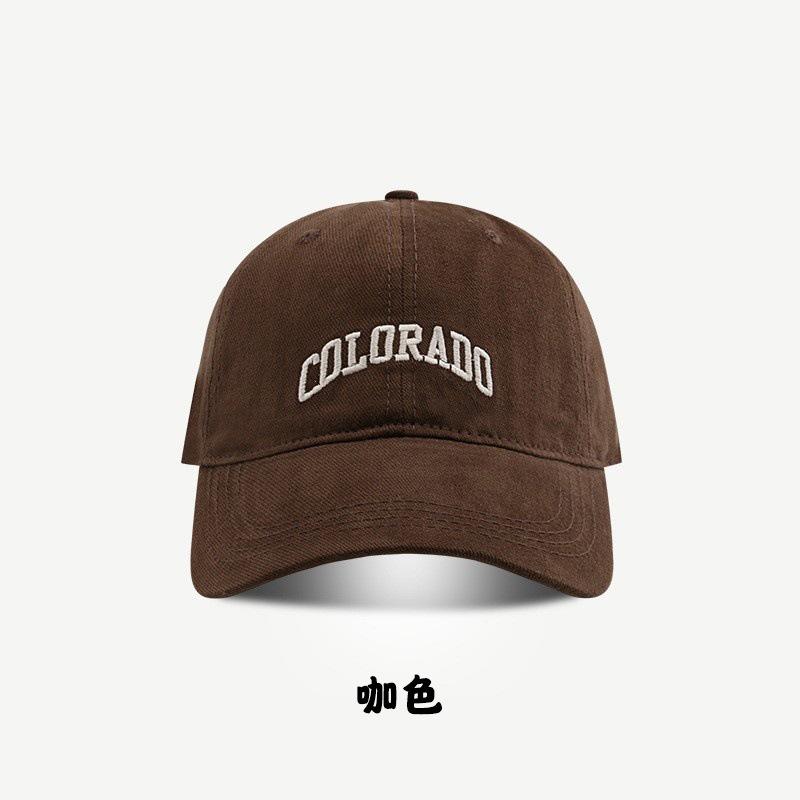 

New spring, summer, and autumn baseball cap for men and women, suitable for outdoor sports, casual fashion, versatile, sun-protective, and adjustable Coffee Color-COL