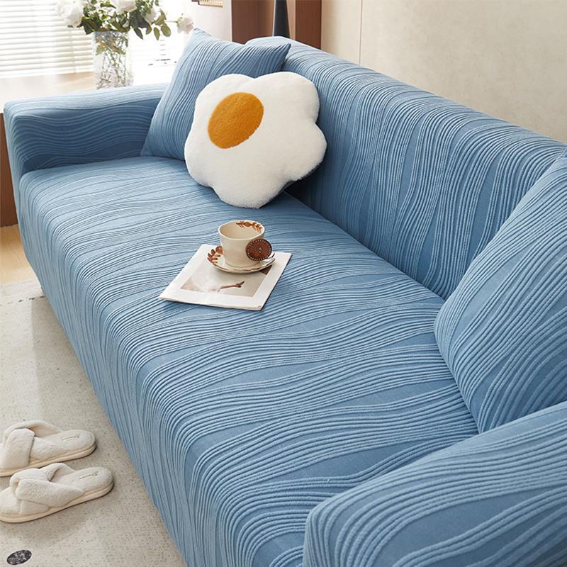 Вязаный жаккардовый чехол на диван Универсальный всеобъемлющий чехол на диван-подушку с защитой от царапин кошек Ткань 145-185cm 2980₽