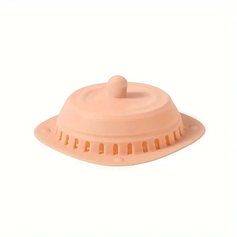 

1 шт. Крышка сливного отверстия для пола Фильтр для кухонной раковины Фильтр для душа Уловитель волос Дезодоратор Защита от засоров Аксессуары для ванной комнаты 1PCS розовый