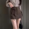 New ArrivalS Open Run Women S Pocket Cargo Skirt pantS waiSt Strap