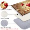 VIKAMA Valentine's Day Welcome Doormat Romantic Heart-Shaped Entrance Rug Soft Non-Slip Bedroom & Bathroom Mat Home Decor