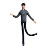 Poseable Plush Toy with Flexible Wire Skeleton for Creative Styling