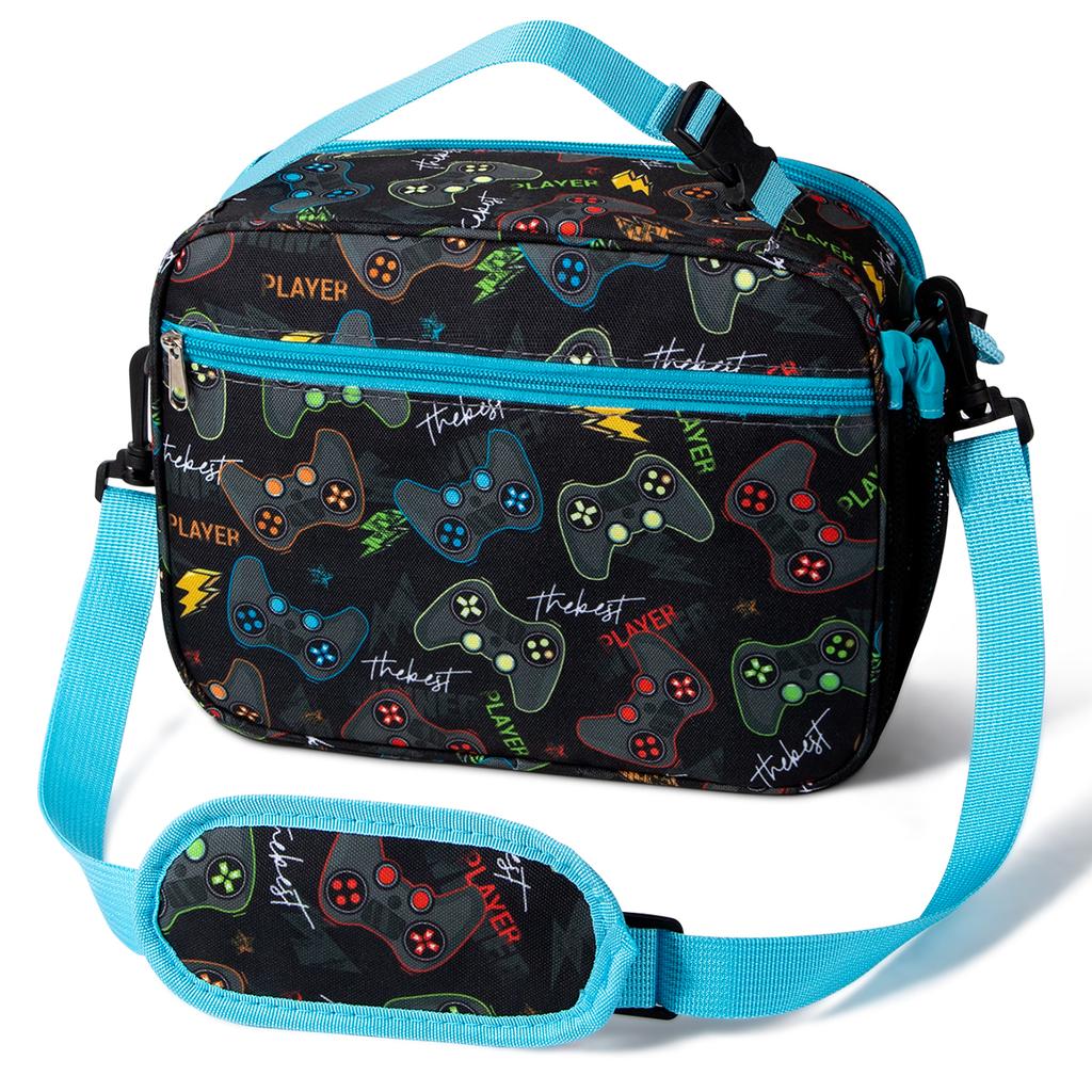 Cartoon Insulated Lunch Bag Cute Floral Printed Food Handbags Portable Thermal Lunch Bag Fresh-Keeping Bag Tote for Student