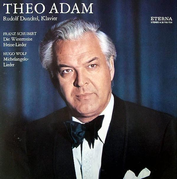 

LP Record THEO ADAM RUDOLF DUNCKEL Franz Schubert Die Winterreise H 826702703 ETERNA 1975 German Dem Classical Used