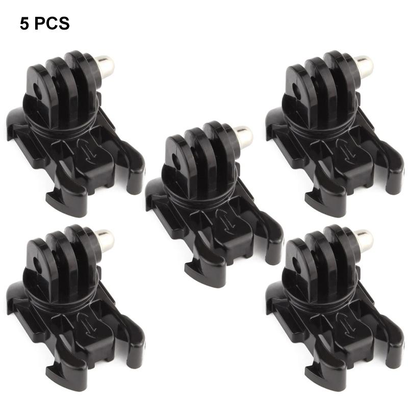 360° Rotate Mount Helmet Adapter Holder Base For GoPro Hero 12 11 10 9 8 7 6 5 Insta360 X2 X3 DJI Osmo Action Camera Accessories