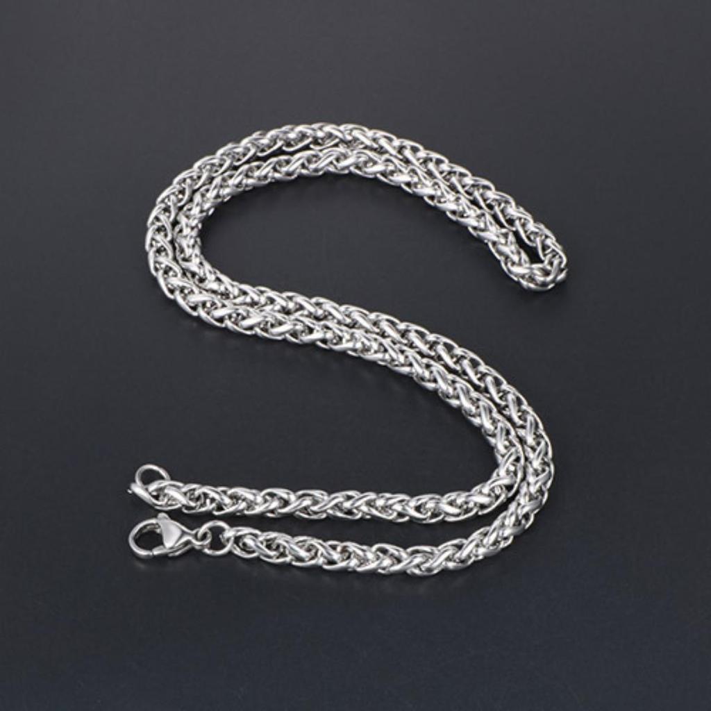 Men'S Chain Keel Single Chain Stainless Steel Chain Couple Collarbone Necklace Jewelry Gift