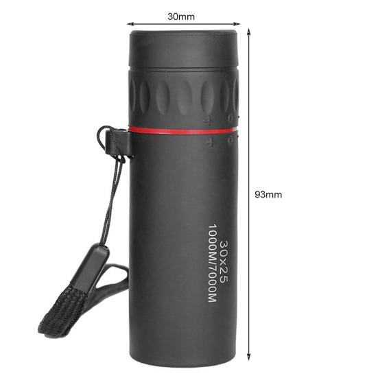 30x25 Mini Portable Outdoor Camping Hiking High Clarity Monocular Telescope