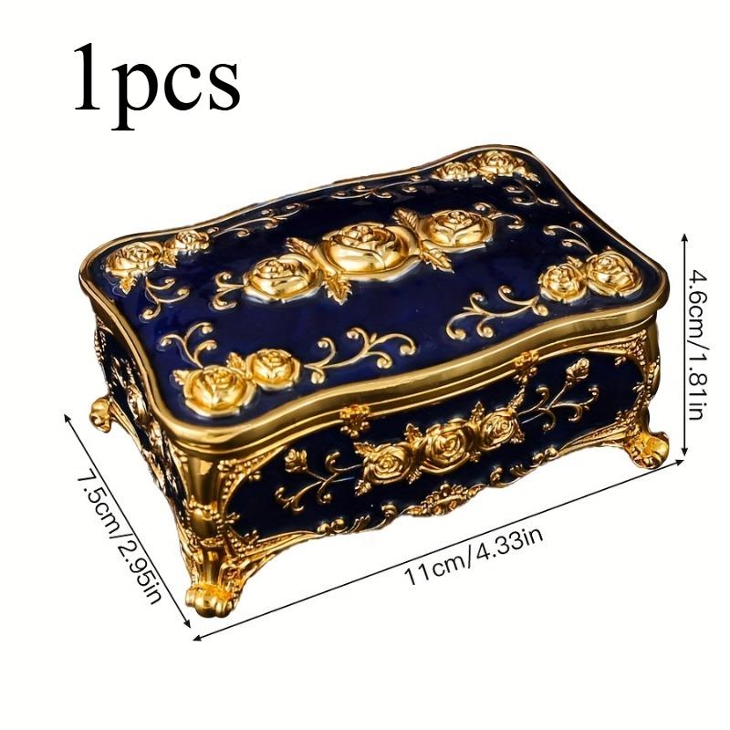 1/2pcs European jewelry storage box rose jewelry box multifunctional storage box wedding gift