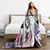Nana Osaki Knitted Blankets Flannel Classic Anime Manga Super Soft Throw Blanket for Airplane Travel Bedspread