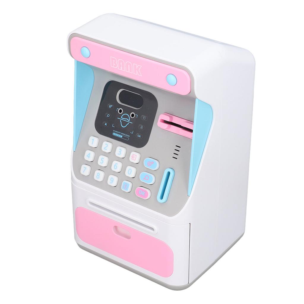 Kinder-Geldautomat, Spardose, große Kapazität, Passwort-Safe, Gesichtserkennung, Geldautomat für