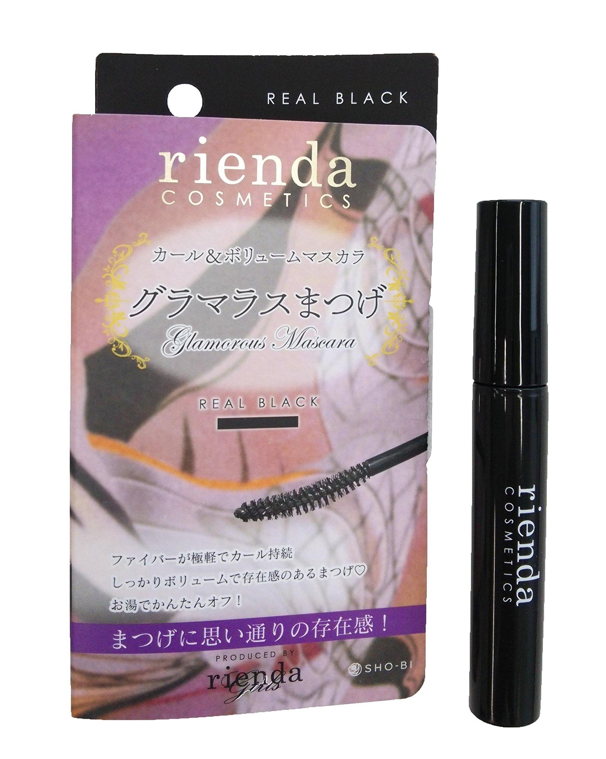 

Rienda Glamorous Eyelashes Curl & Volume Mascara REAL BLACK