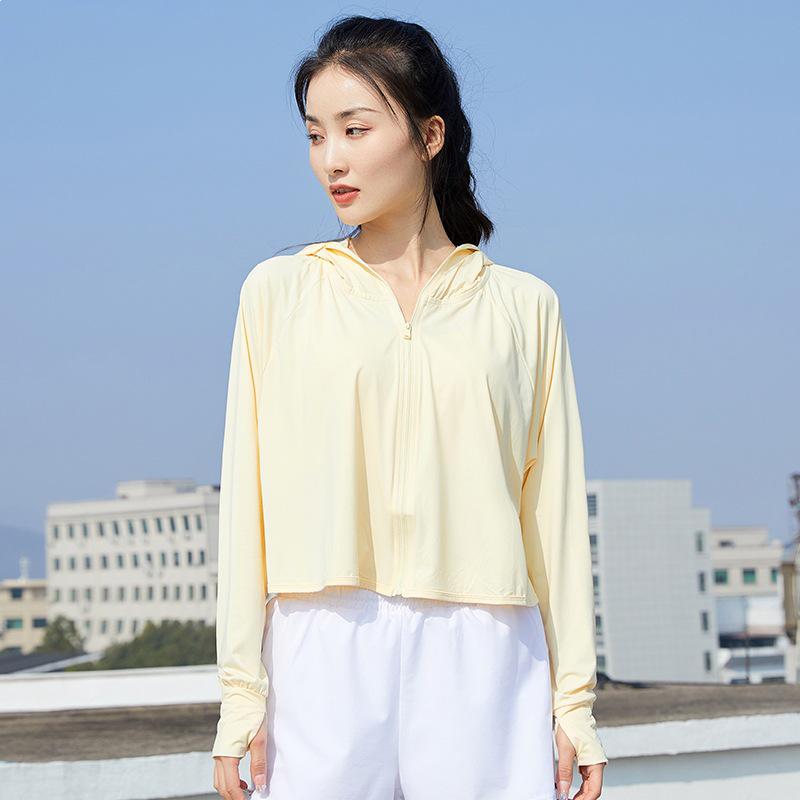 Women's UPF50+ Silk Blend Sun Protection Windbreaker - 2025 Edition for Outdoor Activities