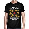 What If You're Right And They're Wrong T-Shirt, Fargo Fish Poster Tshirt Men Tees Harajuku Streetwear
