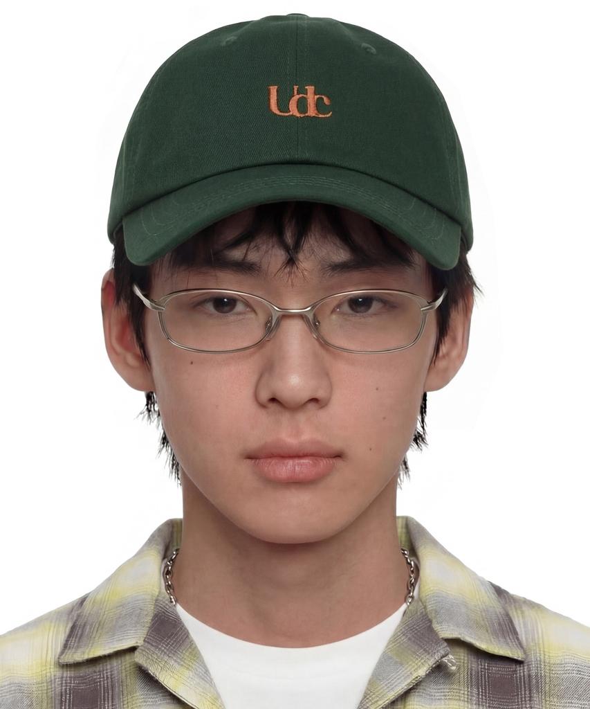 Eondeokeonteulol Cotton Logo Ball Cap Serif Udc / Authenic B B / Water Green