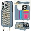 For iPhone 15 Pro Max Case with Card Holder,Kickstand,RFID Blocking PU+TPU Phone Back Cover