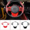 For Toyota GR Supra A90 - ABS Carbon Fiber/Black Car Steering Wheel Decorative Frame Sticker Car Interior Accessories