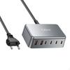 Блок зарядки USB C 120 Вт Зарядная станция для ноутбука, смартфонов, настольного компьютера