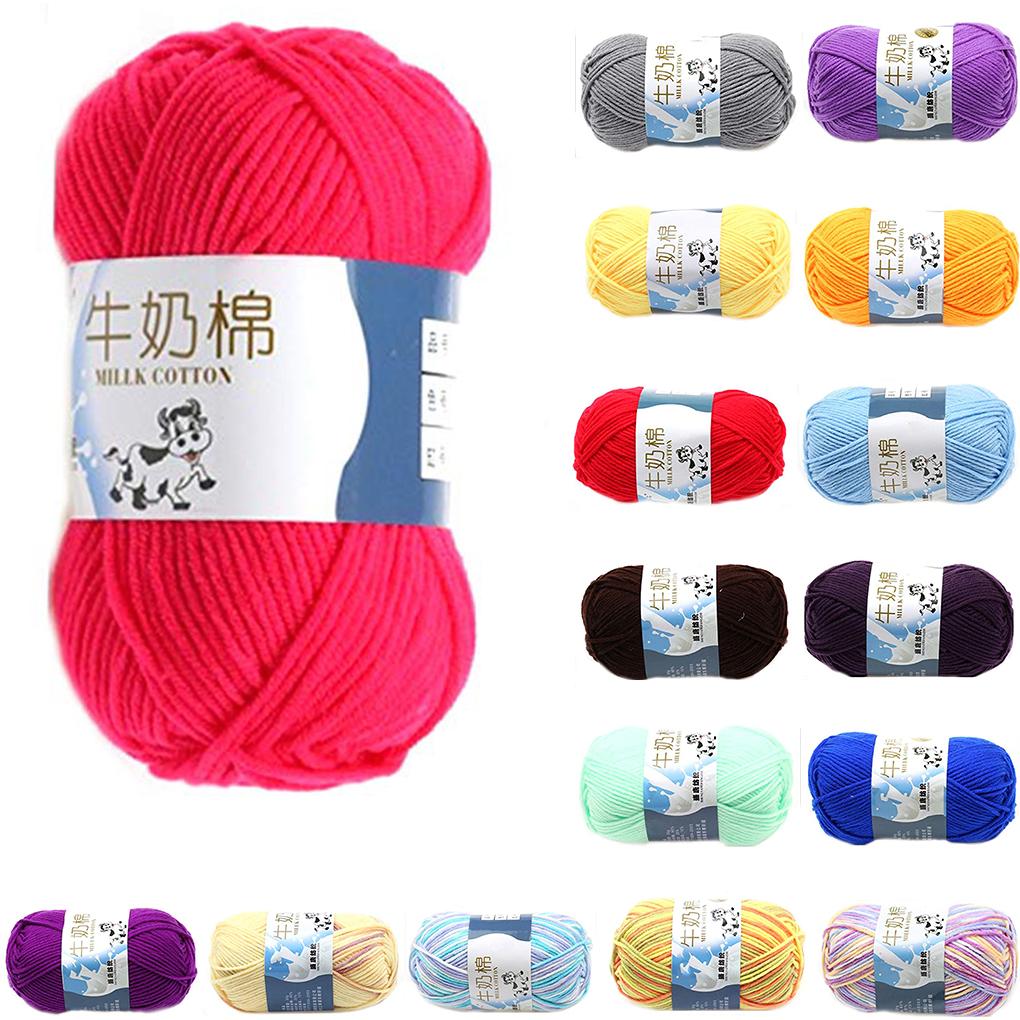 Baby Soft New 1 Ball X 50g Special Thick Worsted 100% Cotton HAND Knitting Yarn
