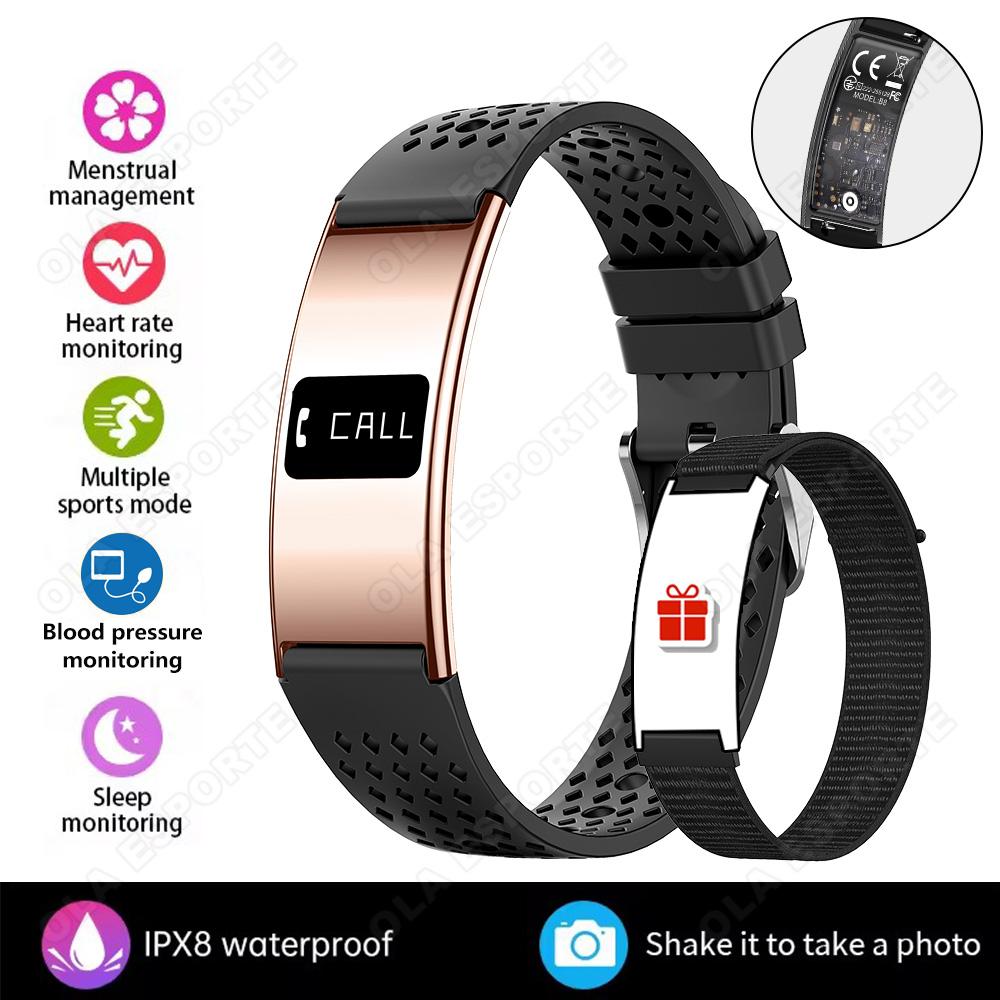 New Fashion Ultra-Thin Smart Bracelet Health Monitor Heart rate Blood Oxygen Sleep Monitoring Multi-Sport Modes Smart Watch