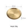 Korean Style Stainless Steel Round Plate