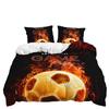 Quilt Cover Basketball Sports Bed Cover Digital Printing Bedding Three-Piece Set