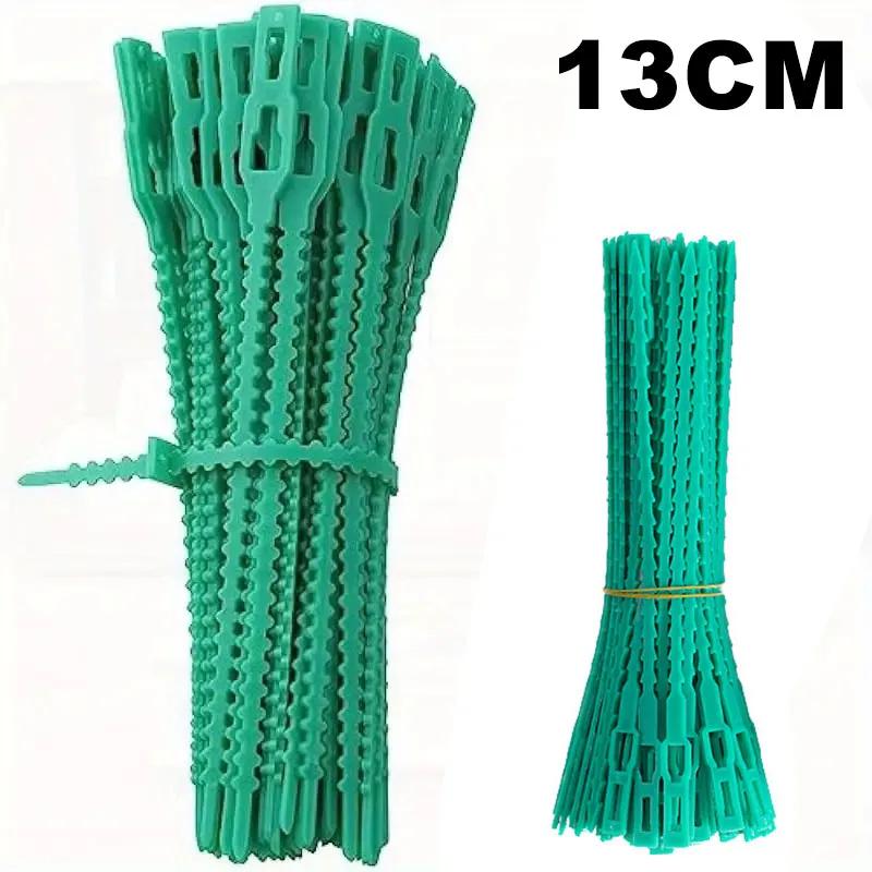 Reusable Garden Cable Ties Plant Vine Tree Shrubs Support Fastener Locking Nylon Adjustable Zipper Cables Ties Organizer Tools