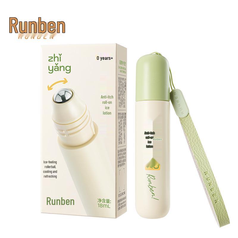 Runben Baby Itch Relief Cooling Roll-on for Soothing Insect Bites
