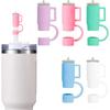 Cartoon Plugs Cover Silicone Straw Topper Splash Proof Reusable Drinking Caps 10mm for 30&40 Oz/Stanleys/Cup Accessories/Bar