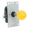 DIY USB Controller Computer Rocker Game Stick Joysticks with Control Chip for Arcade Game Yellow