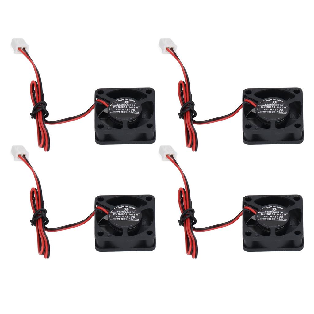 3010 DC Brushless Fan 2pin Terminal Low Noise Mini DC Cooling Fan for 3D Printer Extruder Hot End