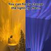 Aurora Night Light Projector 16 Color Ocean Wave Projector USB Rechargeable Remote Light Projector for Kids Teens