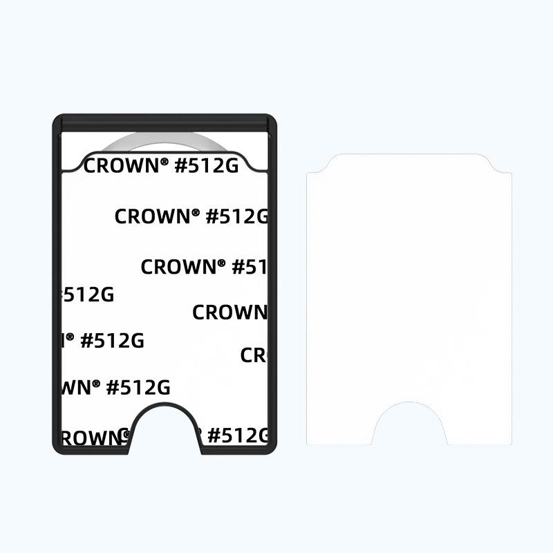 Applicable To Magsafe Magnetic Card Bag Side Push Groove Sticker Skin Aluminum Sheet Thermal Transfer Card Sleeve Thermal Sublimation Star Periphery
