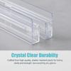 New 4/6/8-Pack Adjustable Drawer Organizers, Clear Expandable Dresser Organizers For Storing Clothes Kitchen Utensils