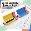 Creative Pencil Case 3D Printing Stationery Box Compact Pen Storage Box  Travel Use