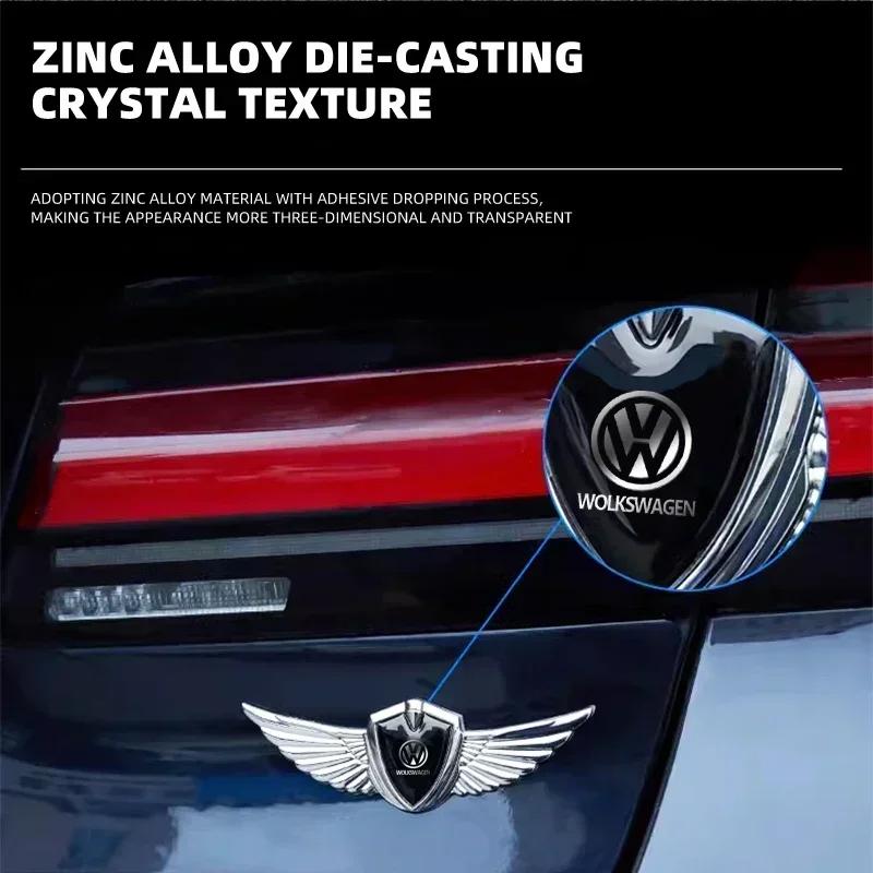 New Hot 2025 New B5 80% For Volkswagen Car Badge Metal Wings Body Decoration Sticker For Volkswagen Polo Passat B5 B6 B7 Rv3