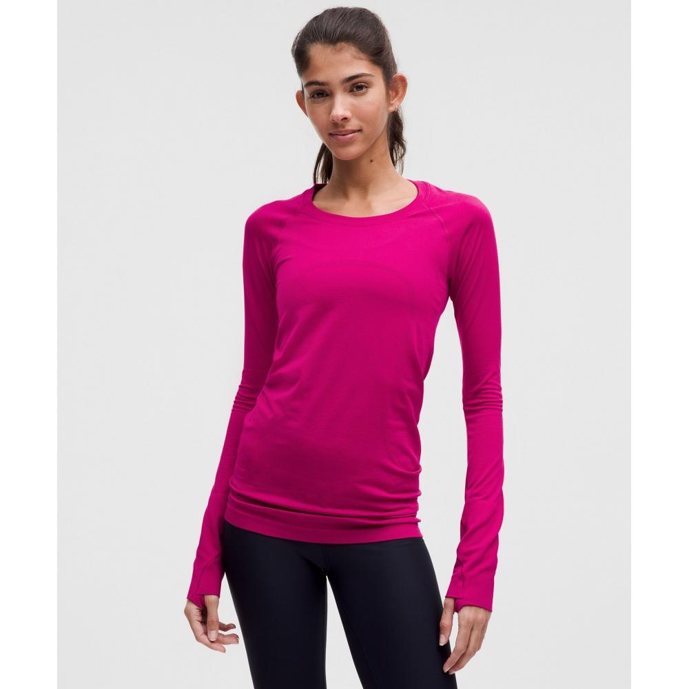 

Lululemon Swiftly Tech Long Sleeve Shirt 2.0 Hip Length Ripened Raspberry Ripened Raspberry 4