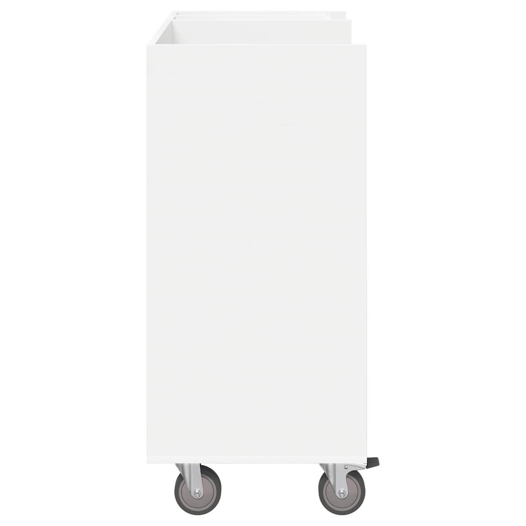 Golf Cabinet with Wheels Universal White 90 x 45 x 98 cm