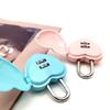 Luggage Travel Security Tool Number Password Combination Lock Digits Code Padlock Heart Shaped Lock