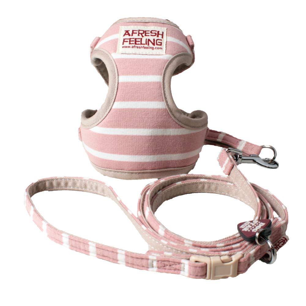 

Border pattern sort full harness and leash size (pink, S) розовый