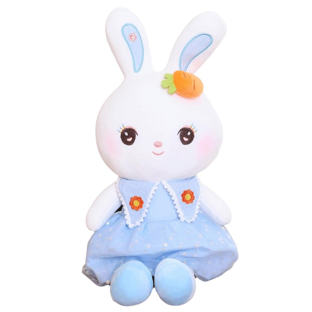 Short Plush Rabbit Plush Toy Soft Material Plush Toy Cute Cartoon Bunny Sleeping Doll  Girls Doll