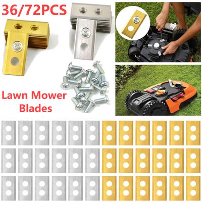 36/72PCS Grass Trimmer Blades Lawn Mower Replacement Trimmer Cutter for Mammotion Luba Lawn Mowers Garden Robotic Lawnmower Tool
